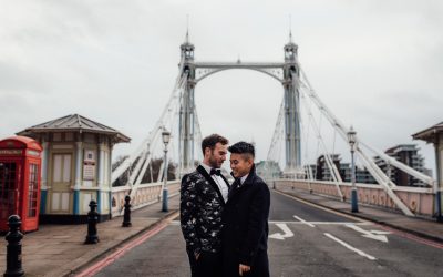 A Micro Wedding at Chelsea Town Hall | Josh & Jon