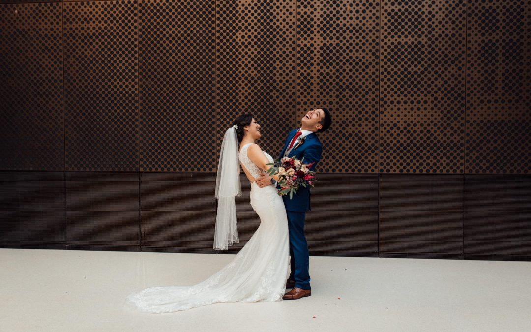 Autumnal Hackney Town Hall British Turkish Wedding