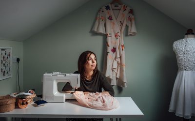 Personal Branding photoshoot with manchester based seamstress