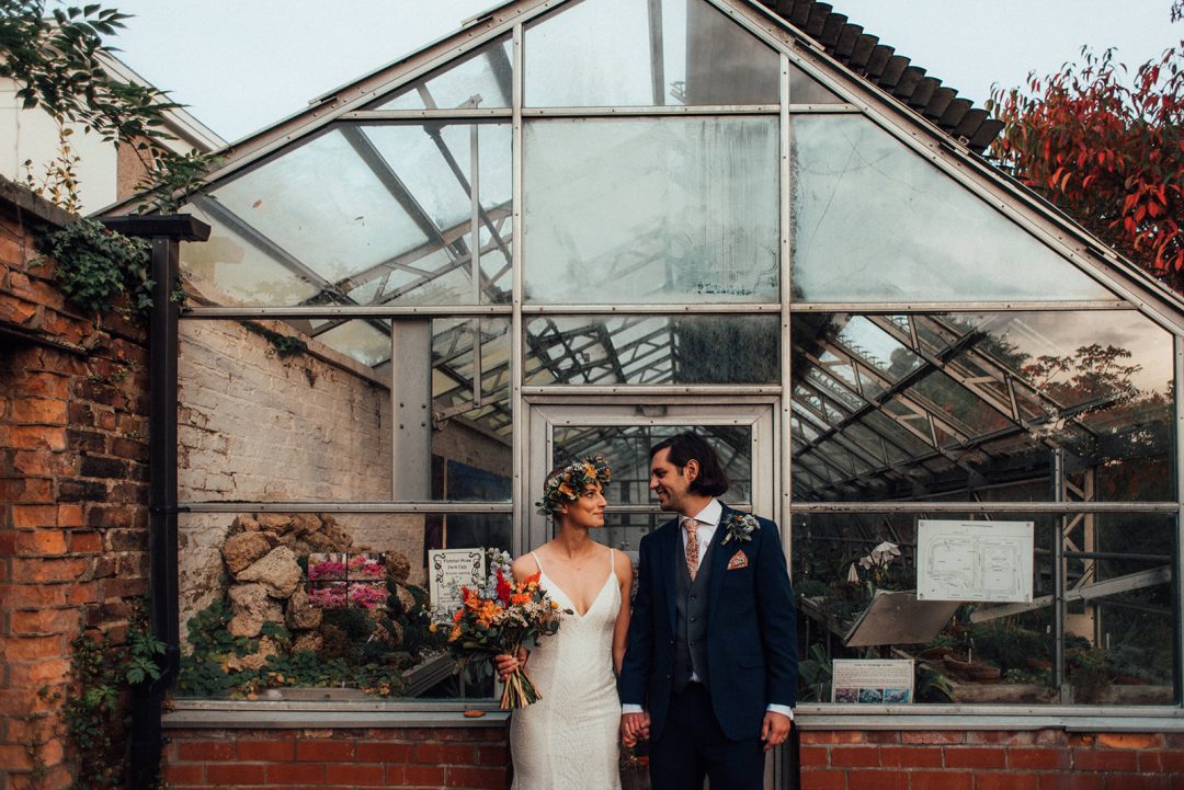 Intimate Boho Didsbury Parsonage wedding ceremony with a big party reception