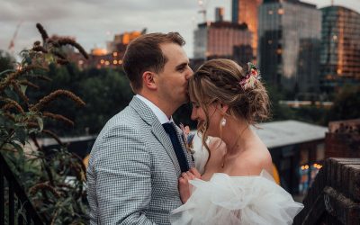 A Grub, Manchester Wedding with a surprise brass band!