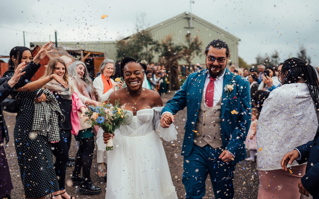 A spring Wellbeing Farm, Bolton Wedding 