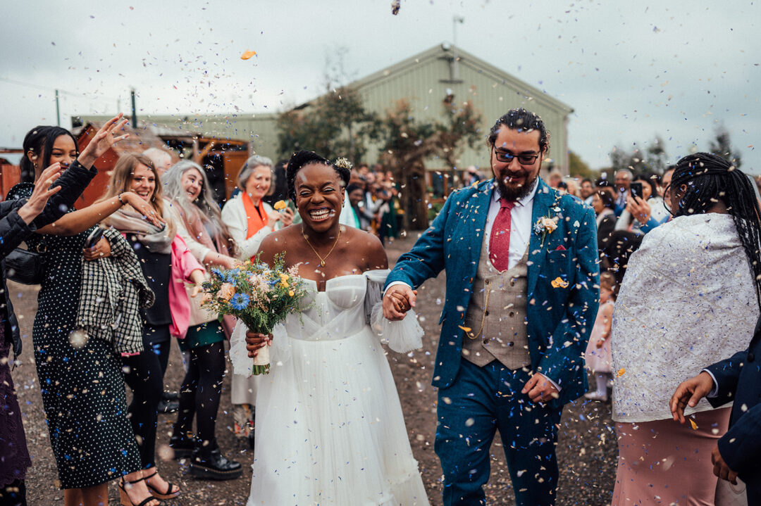 A spring Wellbeing Farm, Bolton Wedding 