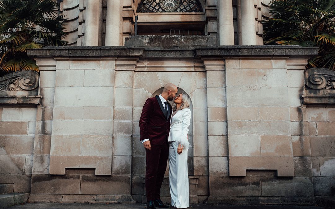 A Stockport Town Hall Winter Wedding with a Fun Party Bus